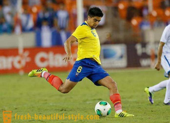 Ecuadorianska fotbollsspelare Cristian Noboa