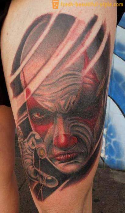 Joker Tattoo: symboler och foton