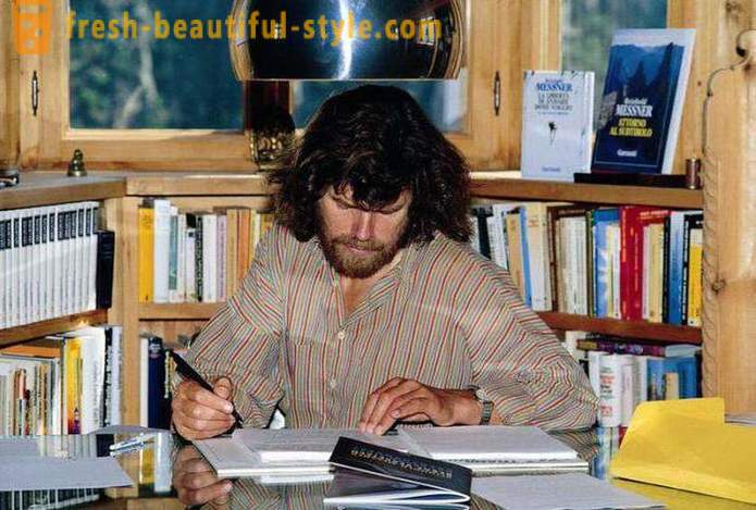 Bergsklättring legend Reinhold Messner: biografi