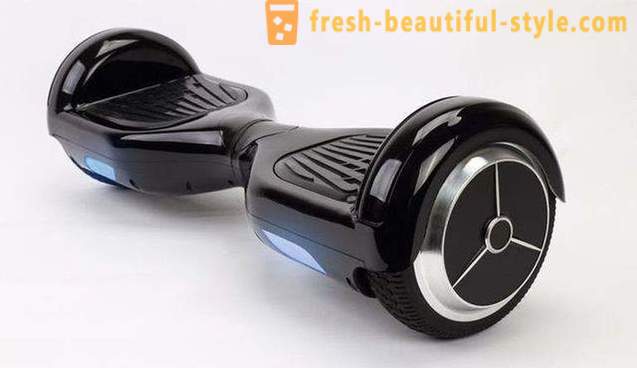 Giroskuter - elektriska tvåhjuliga skateboard. Skillnader från fyrhjulsdriven skateboard