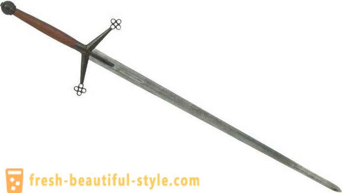 Sword-handed: typer, beskrivningar, strukturella egenskaper, fördelar och nackdelar