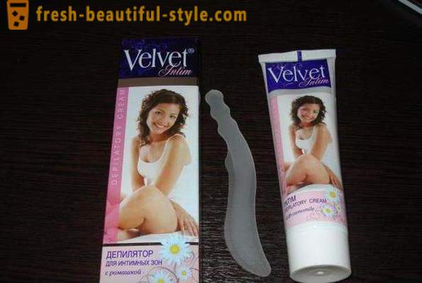 Kräm för hårborttagning Velvet: guide och recensioner