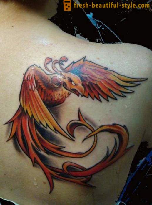 Phoenix - en tatuering, vars betydelse inte kan förstås helt