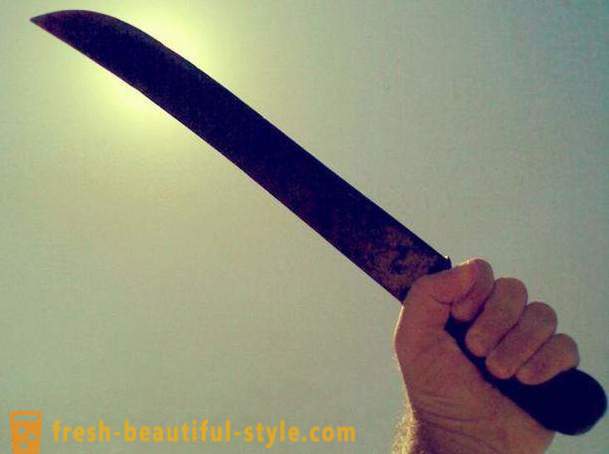 Hur man gör en machete (kniv) med sina egna händer?