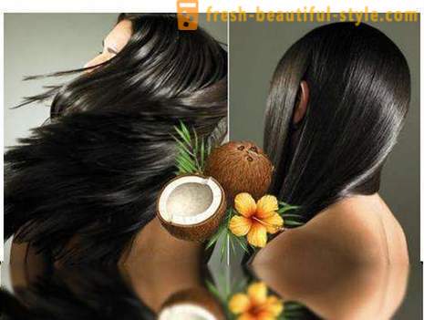 Kokosolja: recensioner, tillämpning. Kokos hår olja