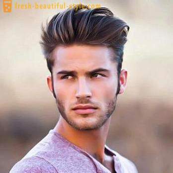 Mäns frisyrer för medelstora hår hemma (foton)