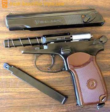 Makarov pistol pneumatiska: Specifikationer