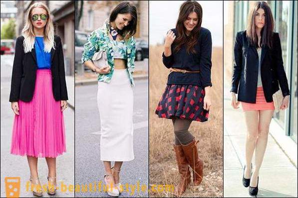 Stilar och typer av kjolar