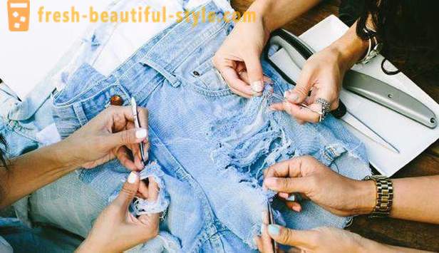 Mode Tips: Hur man gör hål och skrubbsår på hans jeans?