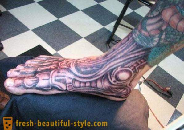 Biomekanik: tatuering för tuffa personligheter