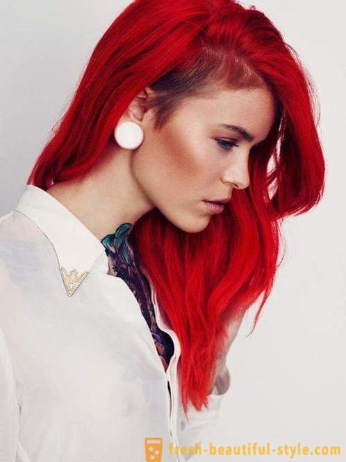 Rött hår - ljus och djärv bild