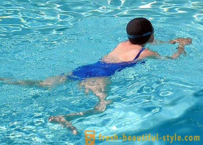 Simning bröstsim för nöjes skull och i namn av sport